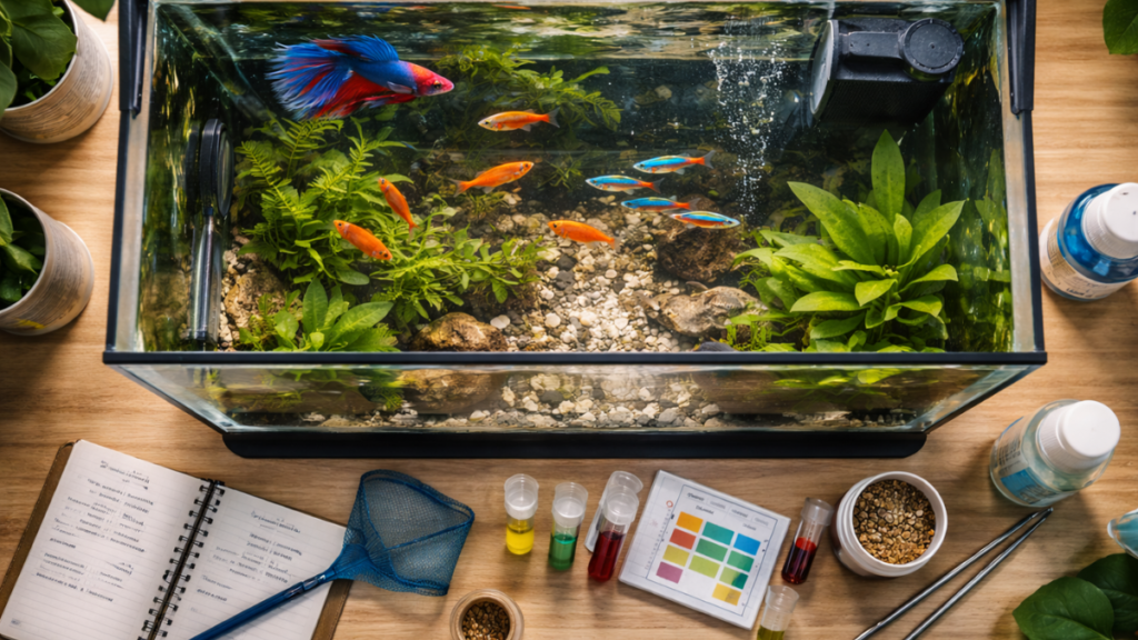 acuario desde arriba sin errores en acuariofilia