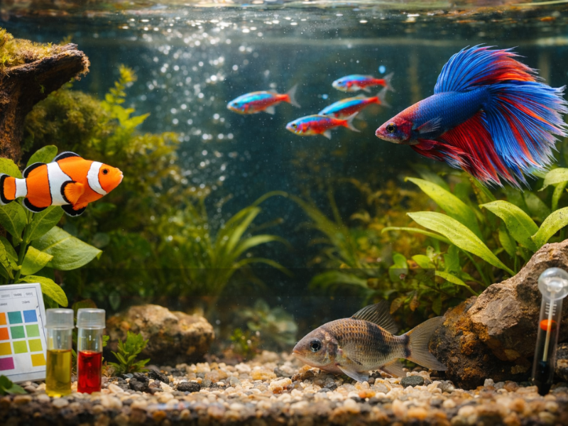 acuario con errores en acuariofilia